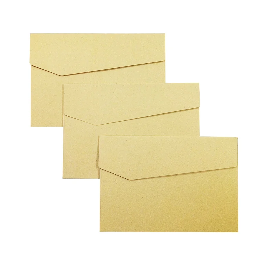 Vintage Paper Envelopes DIY Wedding Letter Greeting Card Envelope 170x120mm Custom Your logo Size Custom Your Design