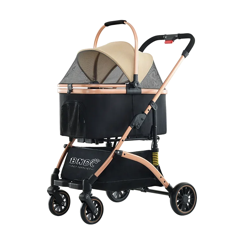 2024 Large Dogs Luxury Dog Pet Stroller Suitable For Outdoor Exploration With You Pet