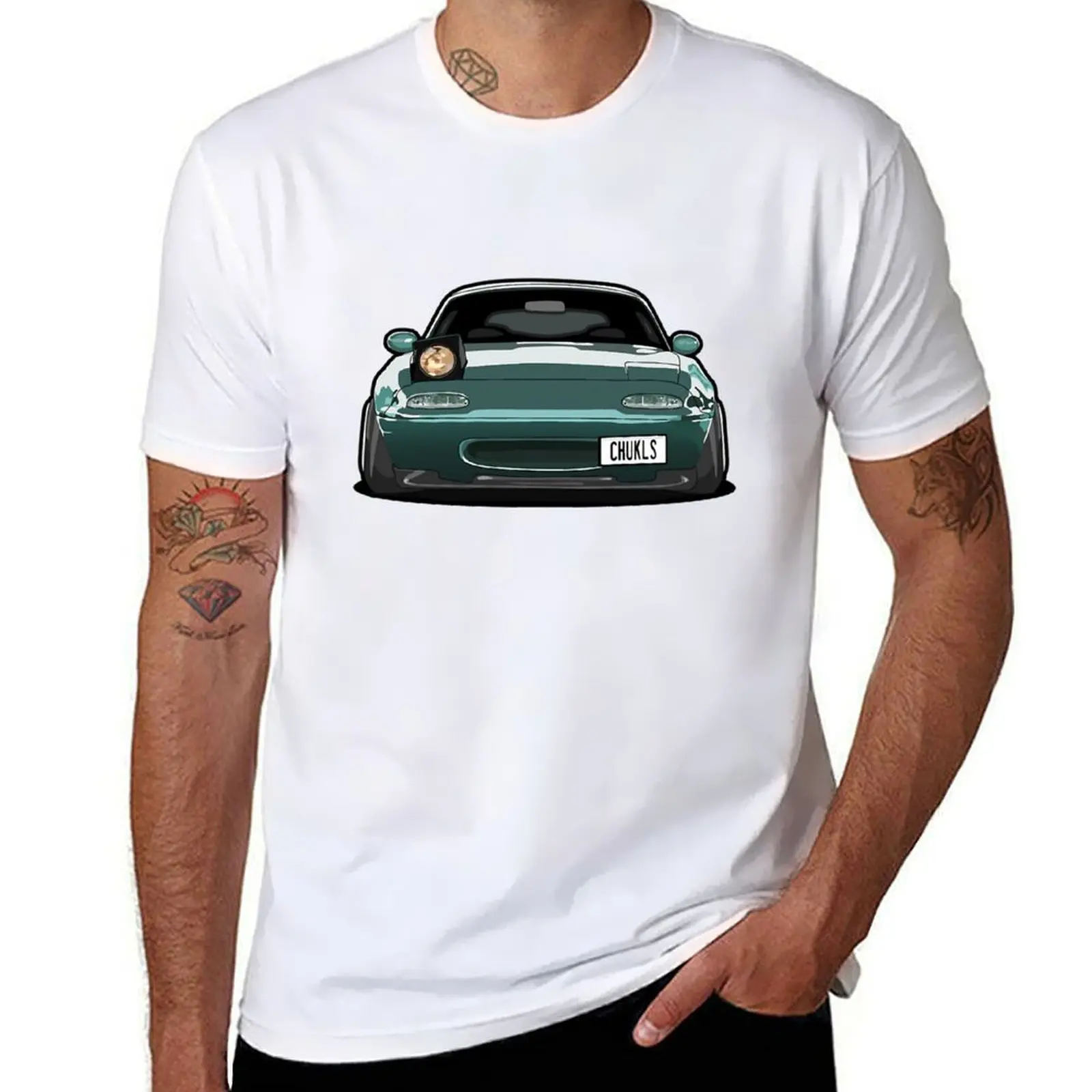 

Miata Wink Car T-Shirt anime shirt oversize t-shirts man vintage anime shirt new edition men clothing