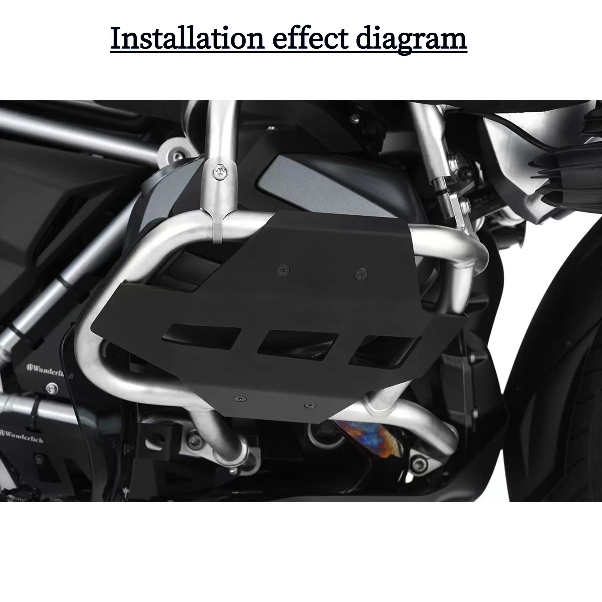 لسيارات BMW R1250GS/ADV تعديل الملحقات المحرك واقية الاسطوانة واقية المحرك مقاومة للخدش وغطاء مقاوم للسقوط
