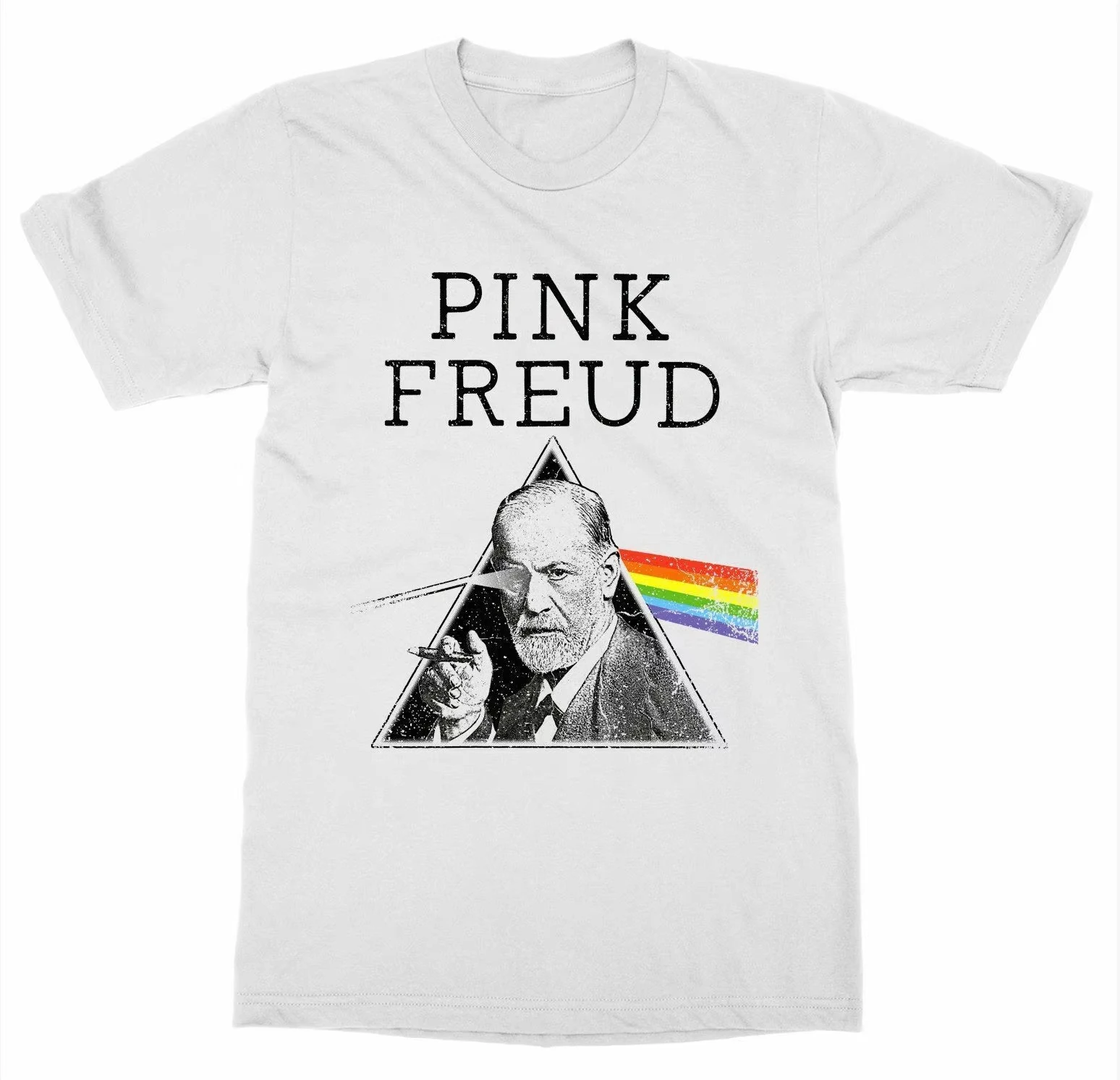 سيغموند فرويد مضحك تصميم الصيف القطن تي شيرت الكيمياء البيولوجيا تجربة الطالب الذي يذاكر كثيرا نظرية العبقرية العلوم