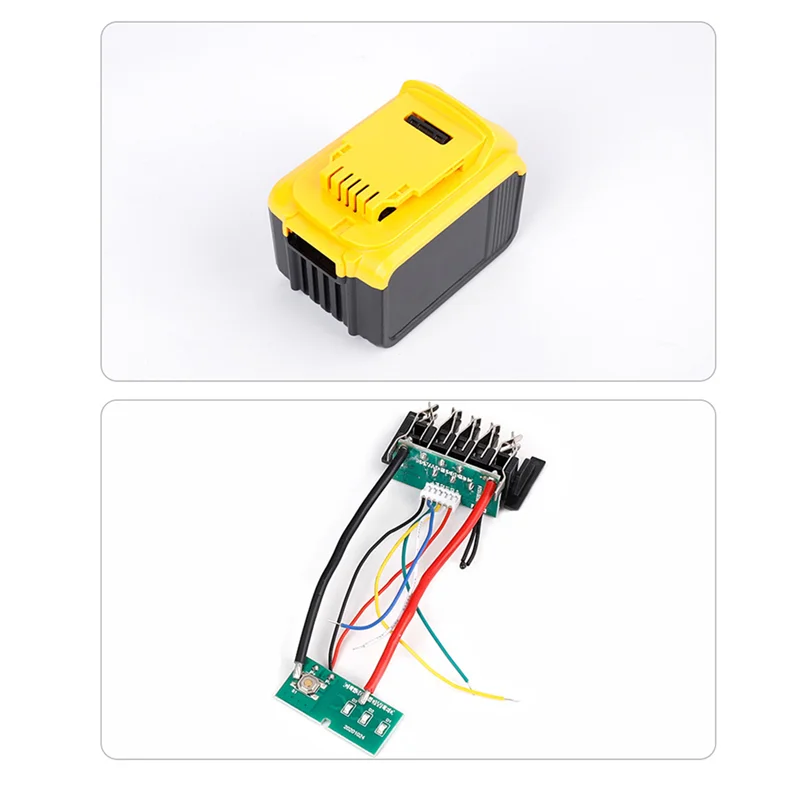 Battery Plastic Case+Lithium Battery Protective Board 21V for Dewalt 15-Cell Battery Tool Battery Case Kit image 6