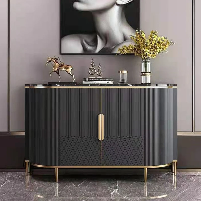 

American entrance cabinet living room minimalist light luxury cabinet marble shoe cabinet simple modern Muebles Para Hogar