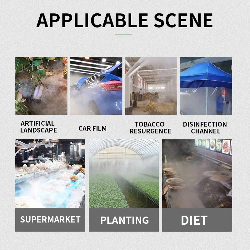 Industrial humidifier Fog Volume humidifier supermarket fruit and vegetable preservation spray industrial commercial resurgence