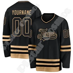 Drop Shipping Hockey Jersey Custom Name Team Logo Number Colorful Pullover Long Sleeves 3DPrint Harajuku Casual Sweatshirts XA5