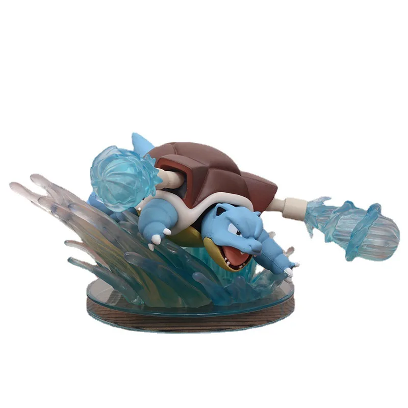 Pokemon 14Cm Blastoise Anime Figuren Pvc Model Voor Auto Desktop Ornament Auto Interieurdecoratie Speelgoed Verjaardagscadeau Voor Kinderen