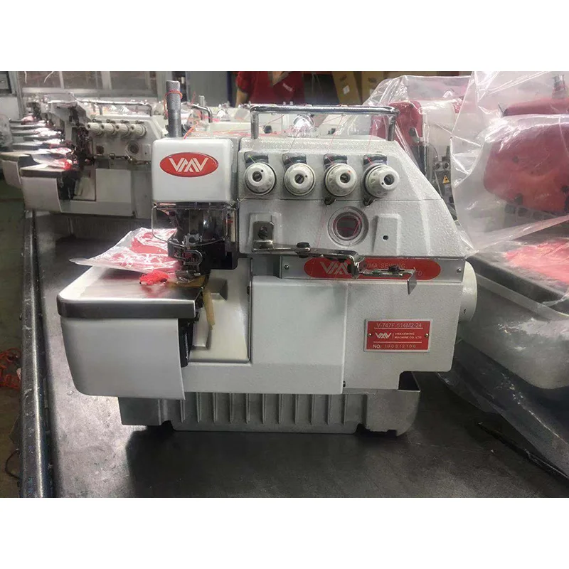 Macchina da cucire per collare Overlock industriale convenzionale a 4 fili 6000 Rpm