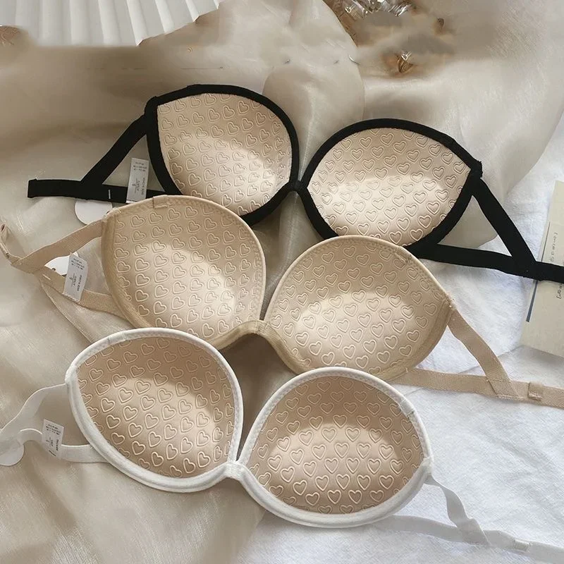 Invisible underwear Strapless bra for small breasts for girls to pull together to show a large bra view 6
