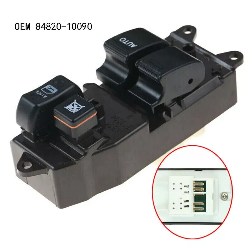 

High quality 84820-10090 Power Window Switch Right for Toyota Hilux Hiace Land Cruiser 96-08 8482010090 FREE SHIPPING!!!