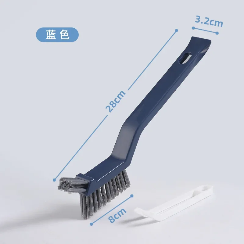 2-in-1 Bathroom Tile Floor Gap Cleaning Brush Window Groove Convenient Household Corner Cleaning Tools Multipurpose 28 cm