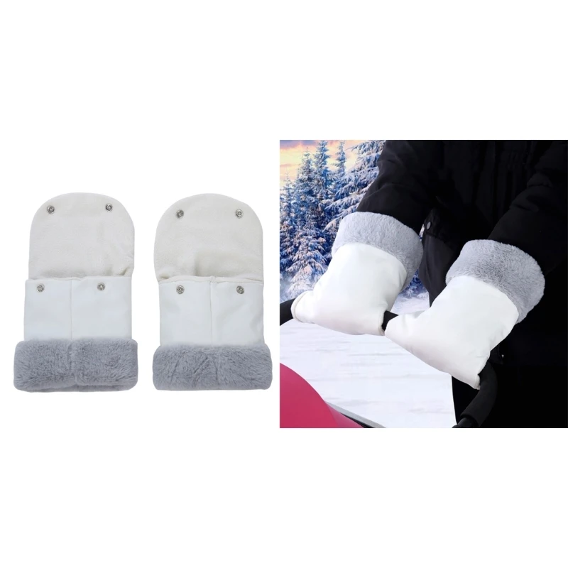 1 Pair Universal Stroller Hand Muff Winter Thermal Gloves Keep Your Hands Warm