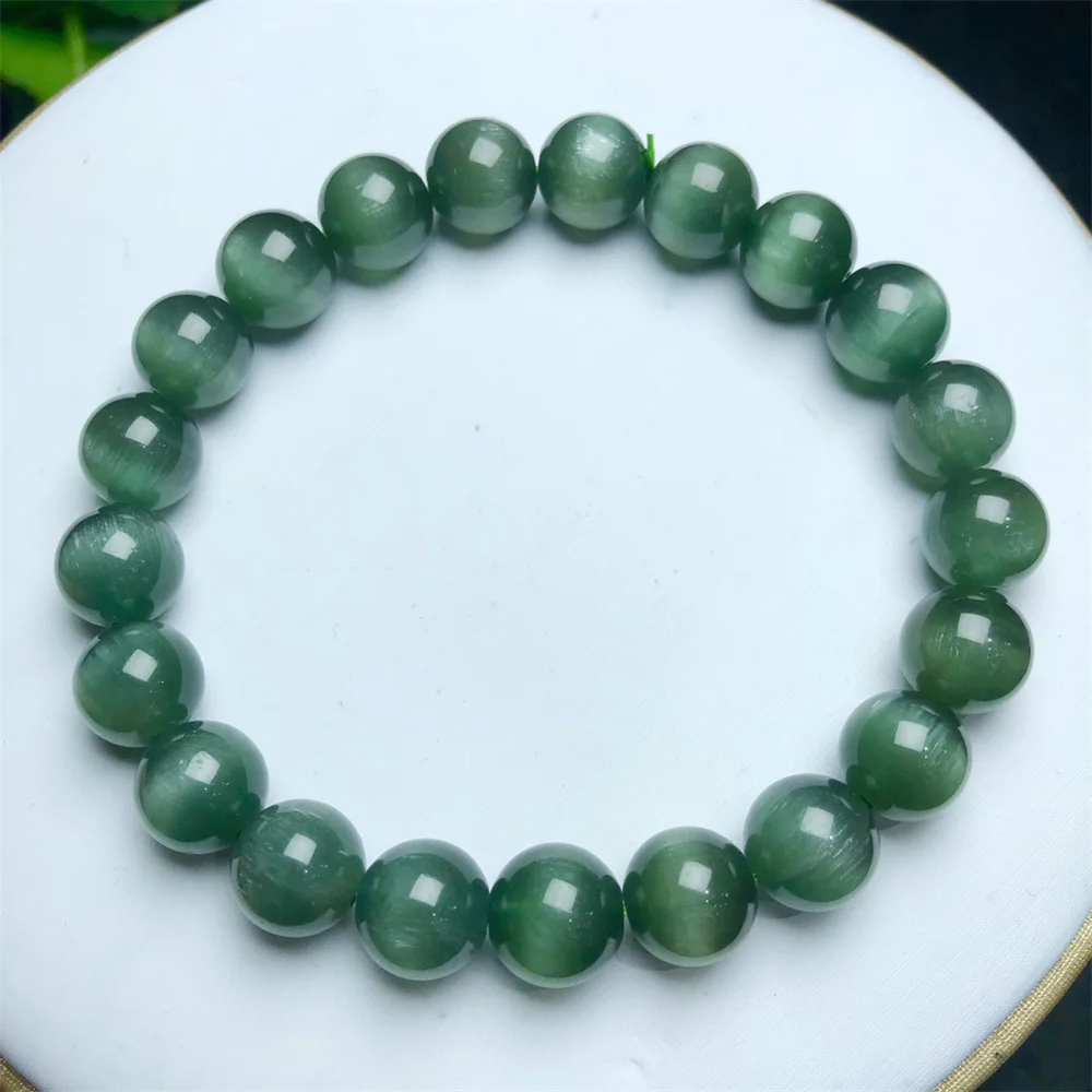 Natural Green Apatite Bracelet Crystal Reiki Healing Stone Fashion Jewelry Gifting Gift For Women 1pcs 8/9MM