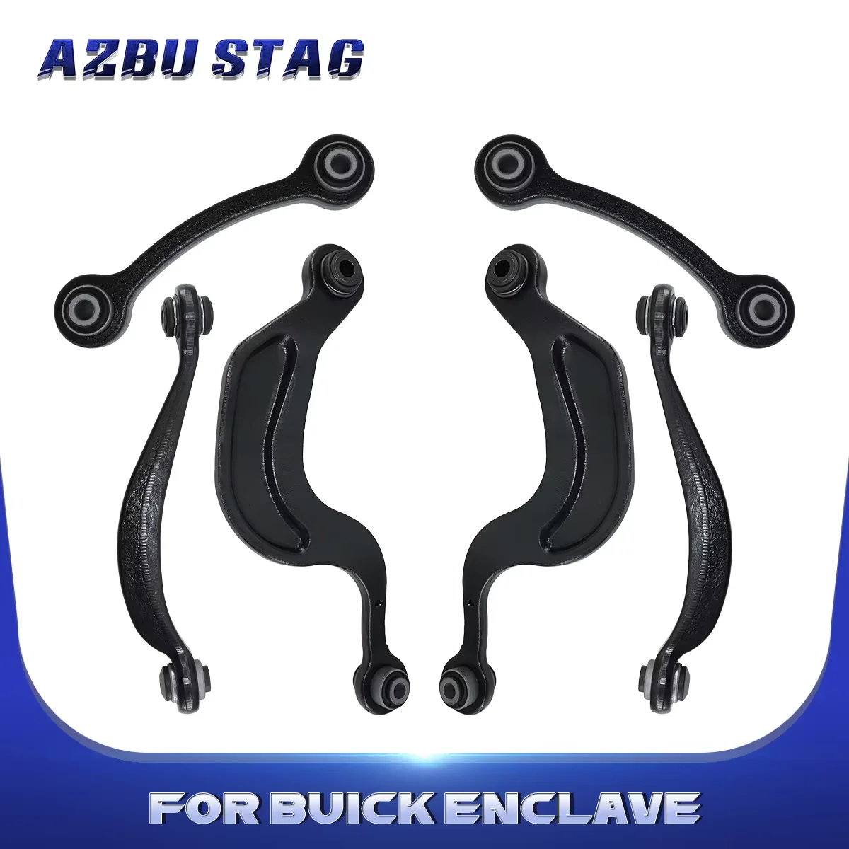 

AzbuStag 6Pcs Rear Upper Rearward Forward Lh Rh Control Arm Suspension Kit for BUICK ENCLAVE SATURN OUTLOOK GMC ACADIA 2007-2017