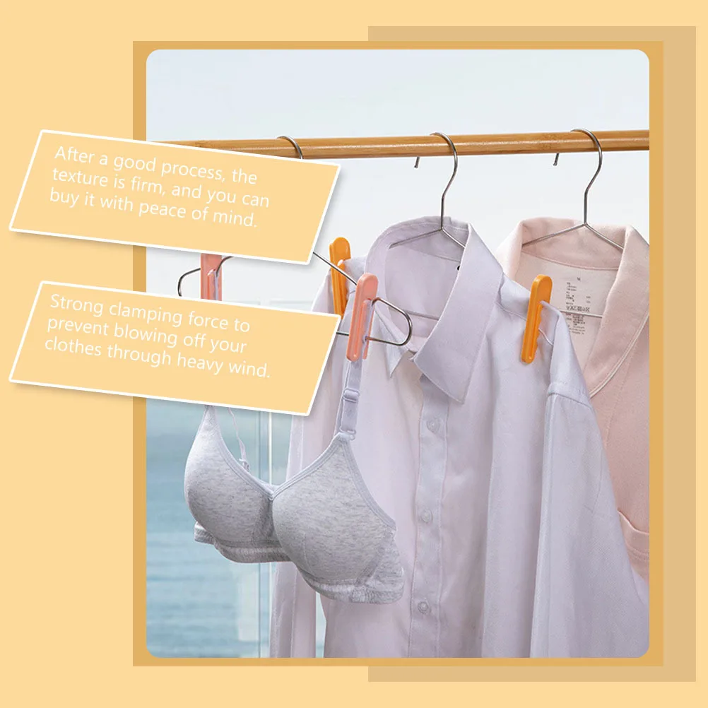 

20Pcs Multi Function Windproof Clothes Clips Strong Clamping Force Non Slip Underwear Socks Towel Fixing Clamp