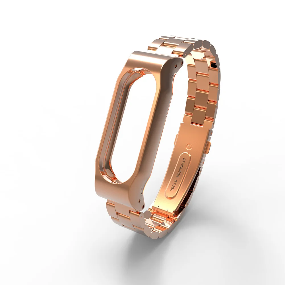 

Stainless Steel Wristband Protective Shell for 2 Adjustable Size Fashion Metal Buckle Replacement