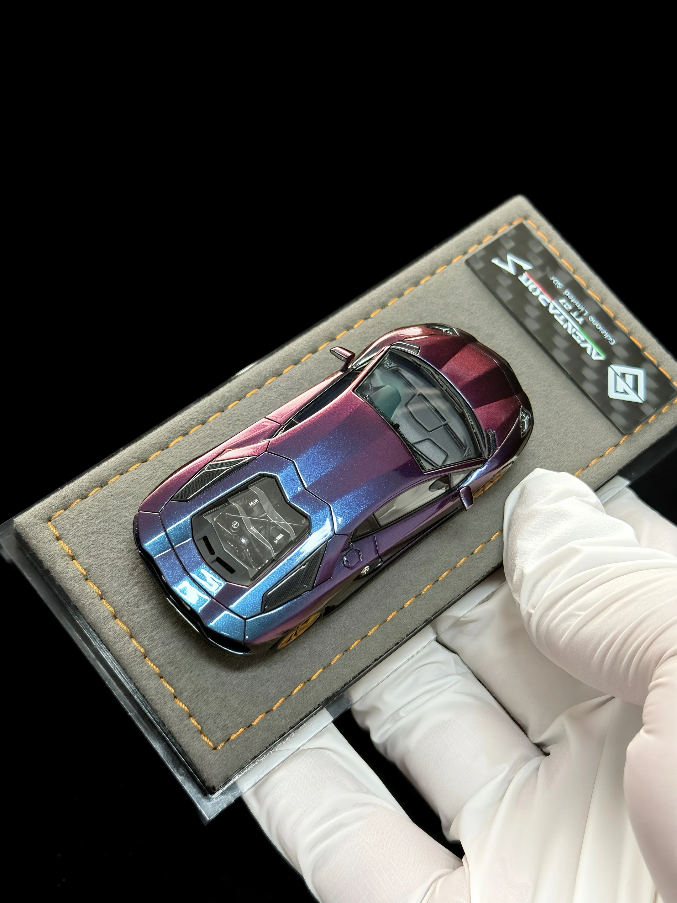 GW God Wealth 1:64 Aventador lp740 Chameleon Diecast Model Car Resin Edycja limitowana