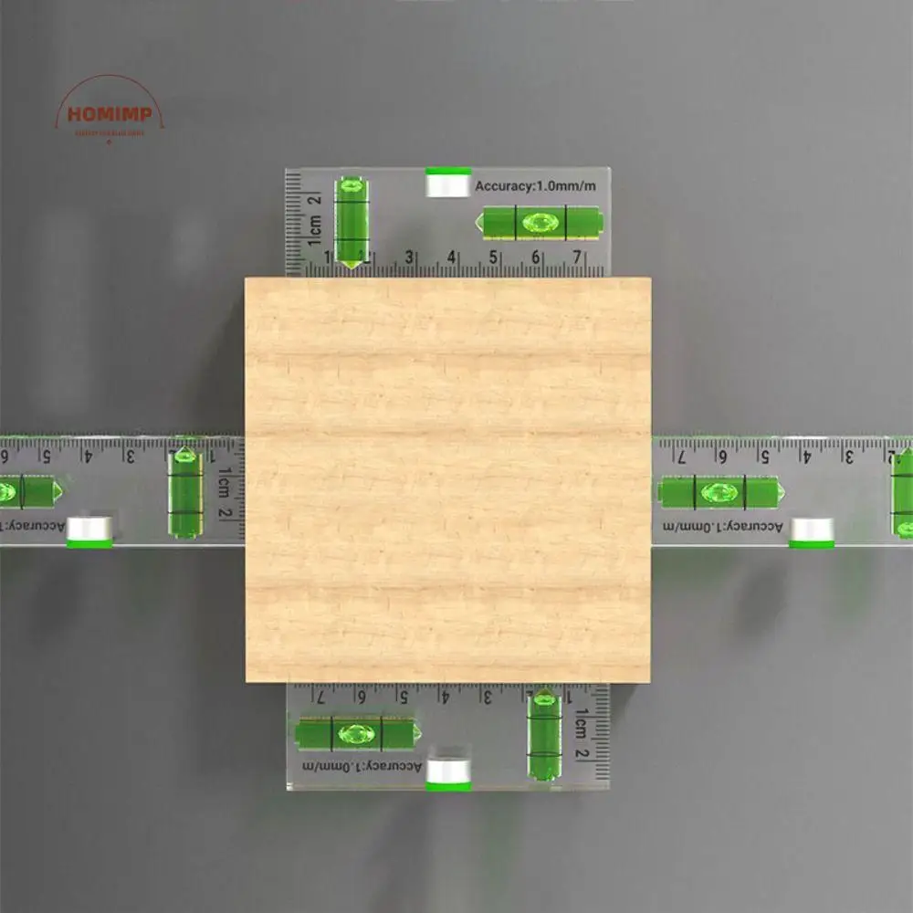 

Portable High-precision Level Ruler with Bubble Thickening Spirit Level Transparent Magnetic Measure Tools Construction