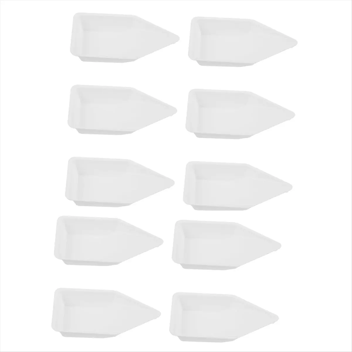 REST 10pcs Weighing Boat Square Tray Small Containers Weighing Dish Weight Boat Lab Weight Bottle