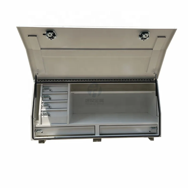 Trailer Truck Tool Locker Metal Cabinet with Heavy Duty Drawer