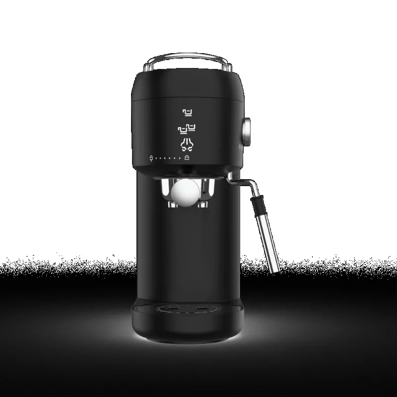 

Mini 20 Bar Espresso Machine New Design Electric Capsule Coffee Maker 1000ml Capacity for Home Hotel Use French Language Plastic