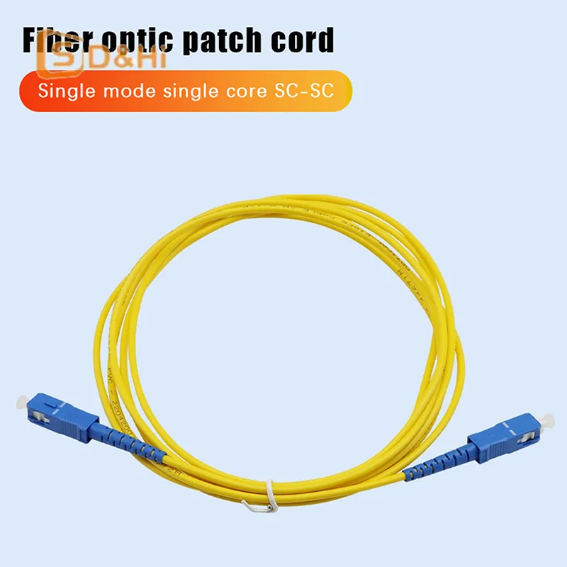 

Металлический оптоволоконный патч-кабель SC-SC UPC, одномодовый симплексный SMF, 9/125 мкм, одномодовый изгиб, индуктивный оптоволоконный кабель 2,0 мм