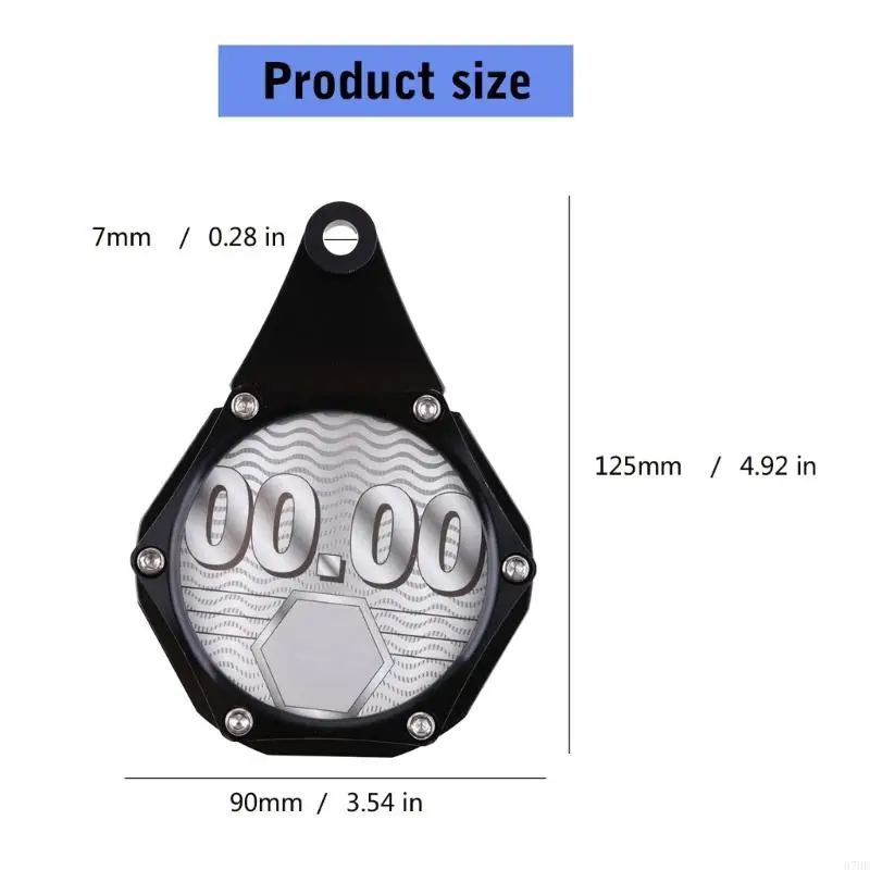 87HE Универсальный алюминиевый налоговый диск держатель тарелки для мотоцикла Quoter Quater Moped