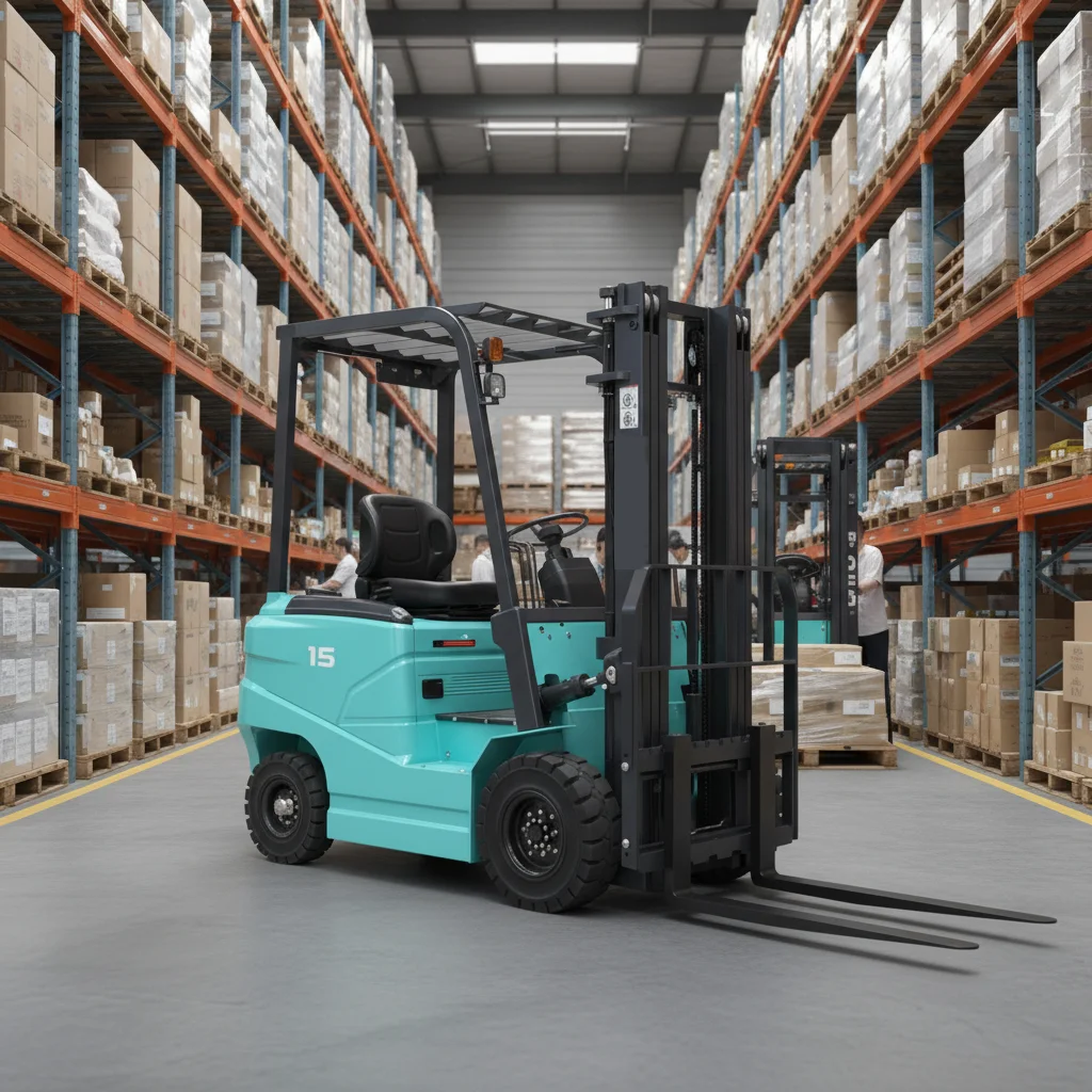 

Прочный электрический вилочный погрузчик для тяжелых условий эксплуатации, коммерческое оборудование для погрузочно-разгрузочных работ в промышленных складах