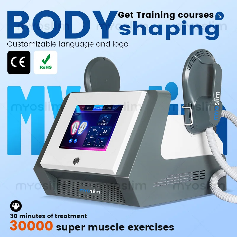 

MYoslim RF EMS машина для моделирования тела портативная тазовая подушечка для стимуляции мышц технология похудения скульптура жира электромагнитная