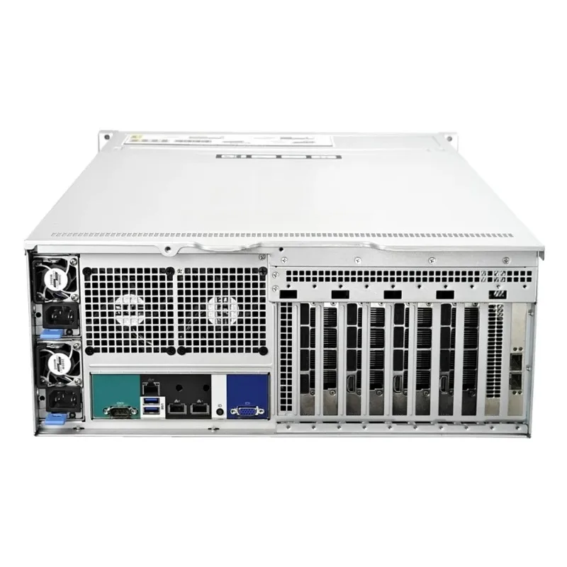 Dual 4U server barebones deep learning support 7K62 7742 7532