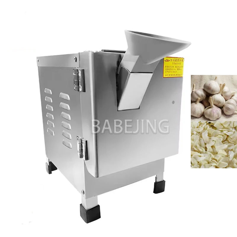 Small Stainless Steel Garlic Crusher Slicer - Easy to Use Kitchen Tool for Ginger Cutting