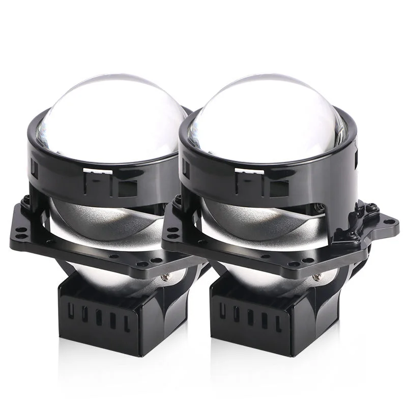 Automotive lighting system LED headlight, dual LED headlight lens 110W white light 3.0 inch projection lens headlight