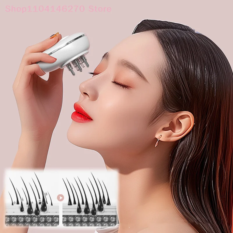 1ml Scalp Applicator Liquid Comb Portable Mini Head Massager Roller Essential Oil Liquid Guiding Massage Anti Hair Loss Care