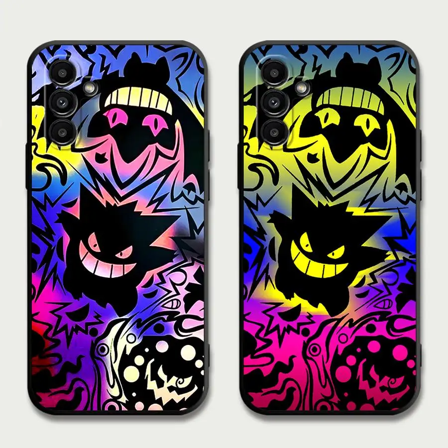 Telefoon Hoesje Voor Samsung Galaxy A 21S A50 A31 A41 A03 S S04 S A10 A20 A30 A40 A03 A04 A05 Pokemon Gengar Zwart Zachte Cover Capa