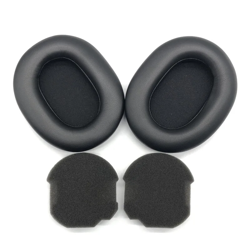 YAYINCC Ersatz-Ohrpolster aus Schaffell-Protein/Mesh + Kopfbandabdeckung mit Reißverschluss für SONY WH-1000XM5 Kopfhörer Reparaturteile – Detail 6