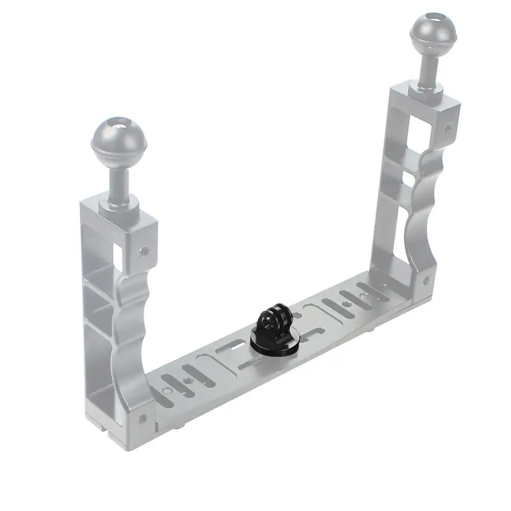 Adaptador de montaje de trípode para Gopro, adaptador de rosca 1/4, CNC, aleación de aluminio para Go Pro Hero 9, 8, 7, 6, 5, 4, 3 +, accesorios para Cámara de Acción