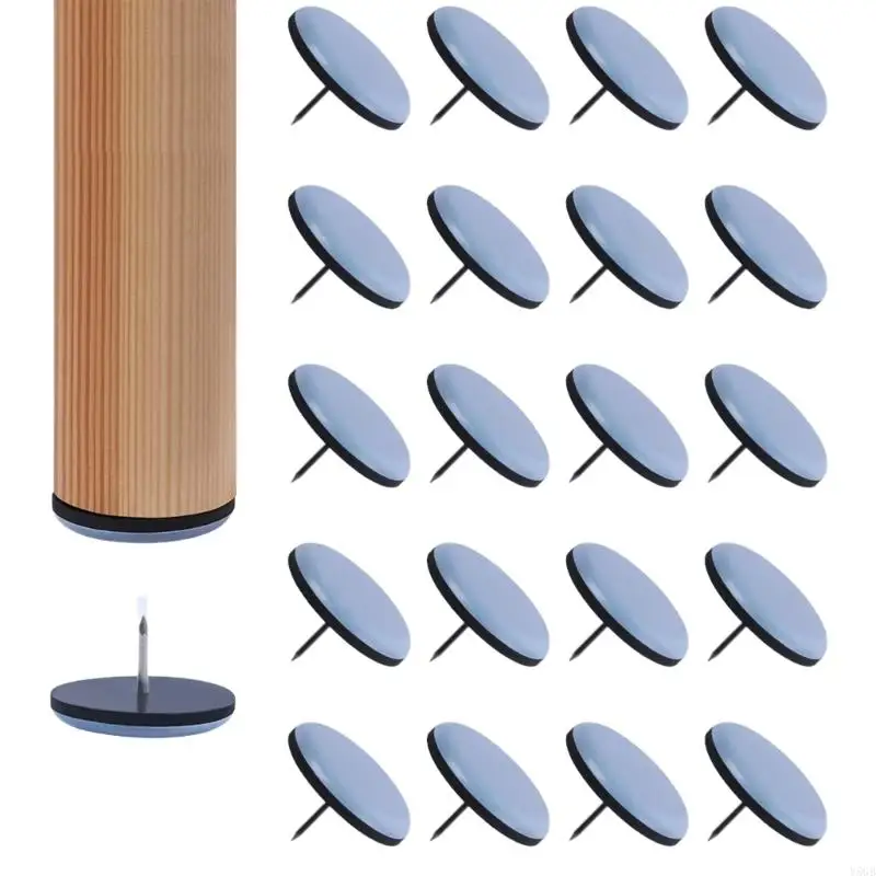 

PTFE Reinforced Grip Furniture Floor Protectors Furniture Moving Sliders for Smooth Quiet Gliding On Hard Surfaces Y5GB