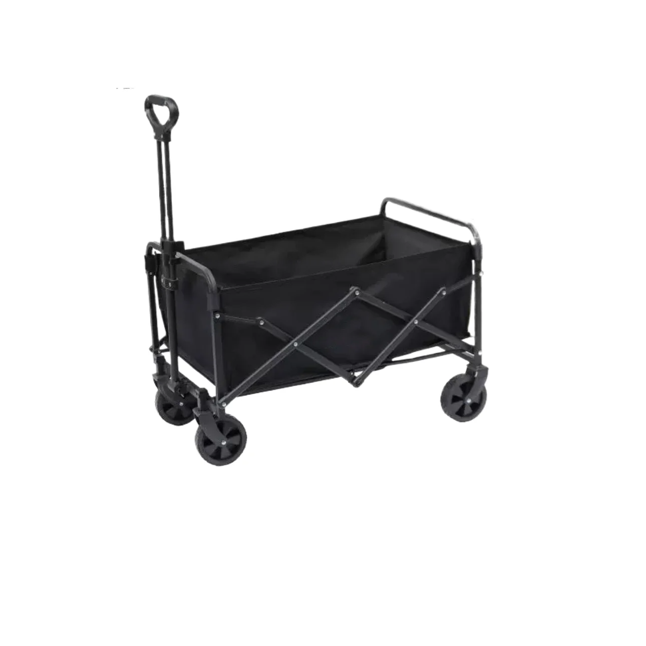 

Folding Wagon 100L 4 Wheel Heavy Duty 600D Oxford Fabric Portable Outdoor Camping Beach Garden Shopping Cart with Carry Bag
