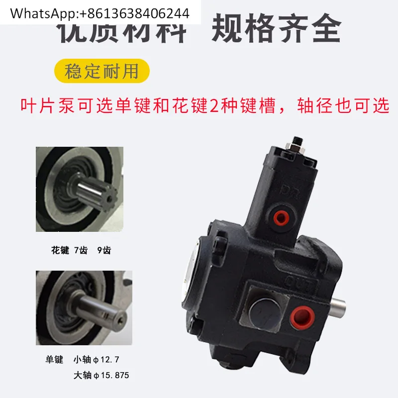 VD1 مضخة ريشة متغيرة VE1 VPS VPC SVPF PVF 8 12F 15F 20F 30F 40F-70-D