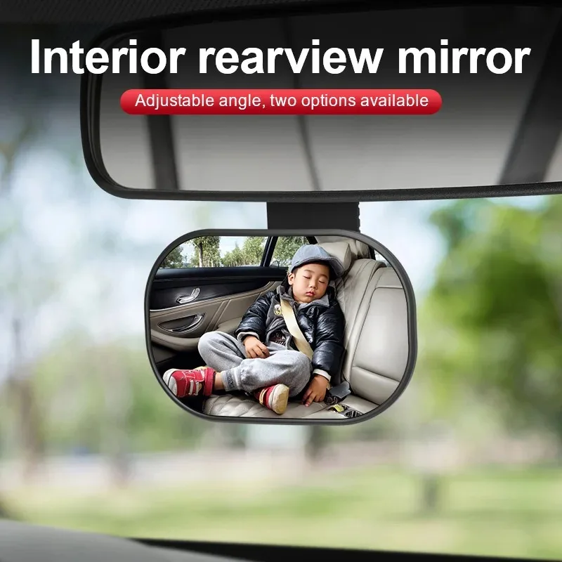 Car Child Safety Seat Rearview Mirror Installation of Auxiliary Mirror Reverse Blind Spo Car Interior Baby Observation Mirror
