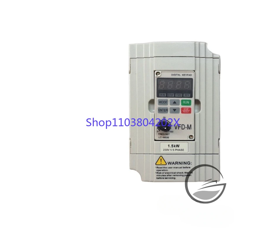 Inverter VFD015M21A, 0.4KW /0.75KW/1.5KW, Output Frequency 0.1-400Hz Carrier Frequency Up To 15kHz