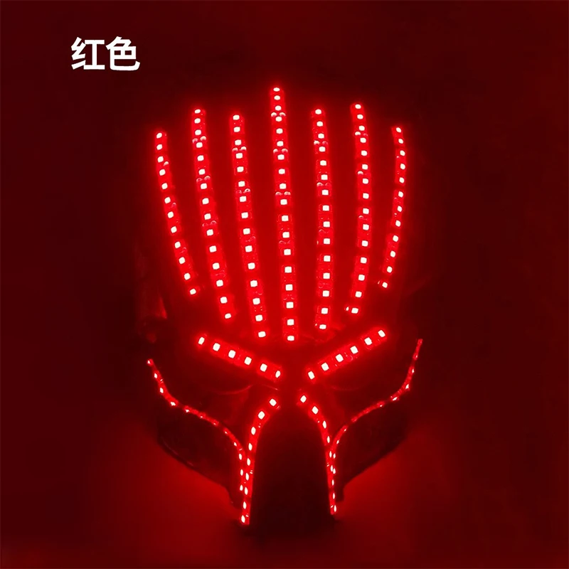 LED Halloween Killer Mask Glow Up Masquerade party Halloween birthday Christmas  Characters Movie Horror Cosplay Mask