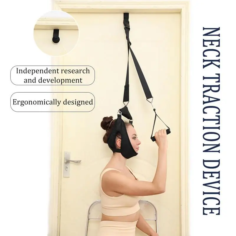 الرقبة نقالة عنق الرحم الجر الرقبة نقالة أرجوحة فوق الباب لتخفيف آلام الرقبة المحمولة الرقبة الرافعة لاسترخاء العمود الفقري #5