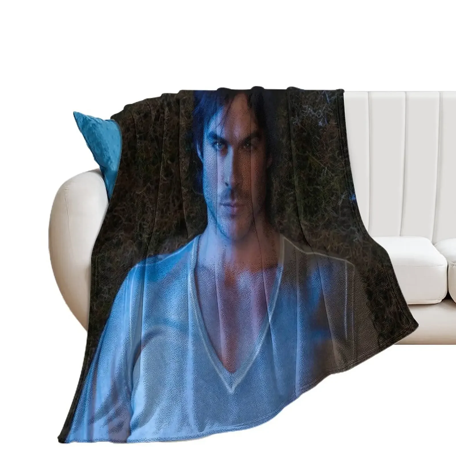 Ian Somerhalder - Fan Blanket and Jigsaw Throw Blanket Vintage Beach Blankets