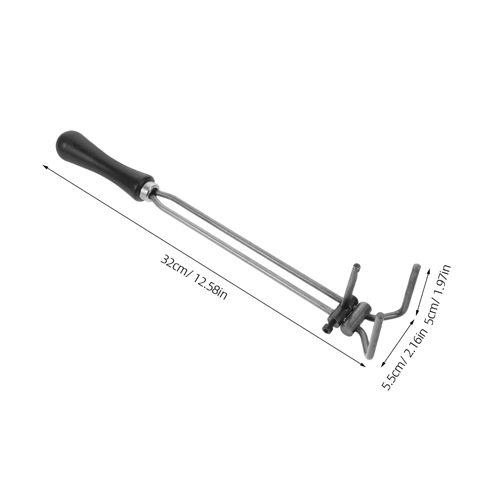 Professional Jewelry Crucible Holder Tool Carbon Steel Crucible Clamp for Melting Pouring Smelting Gold Silver Investment