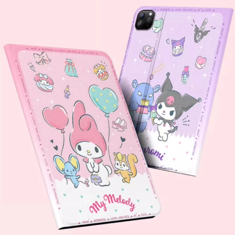 

Kuromi For iPad Case Funda ipad Air 3 4 5 M2 M3 Pro 4 5 6 10.9in 12.9in 13in Protective case Ipad 9/10/11 A16 11in Tablet Cover