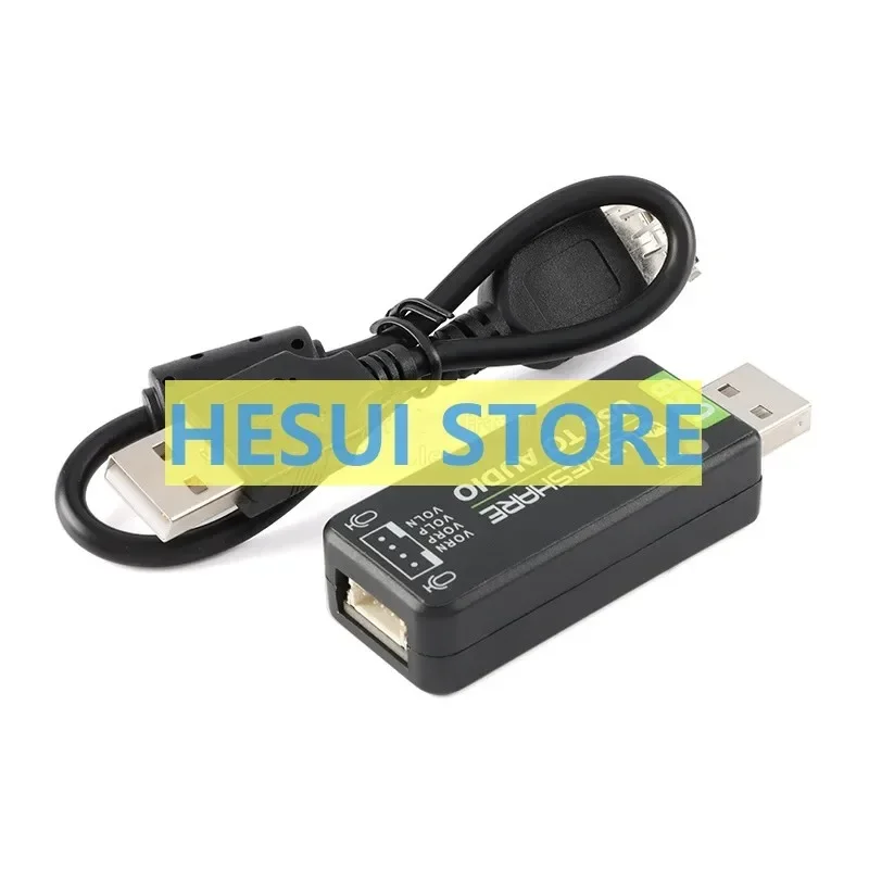 Original USB TO AUDIO Raspberry PI USB to audio module no drive sound card onboard microphone/speaker