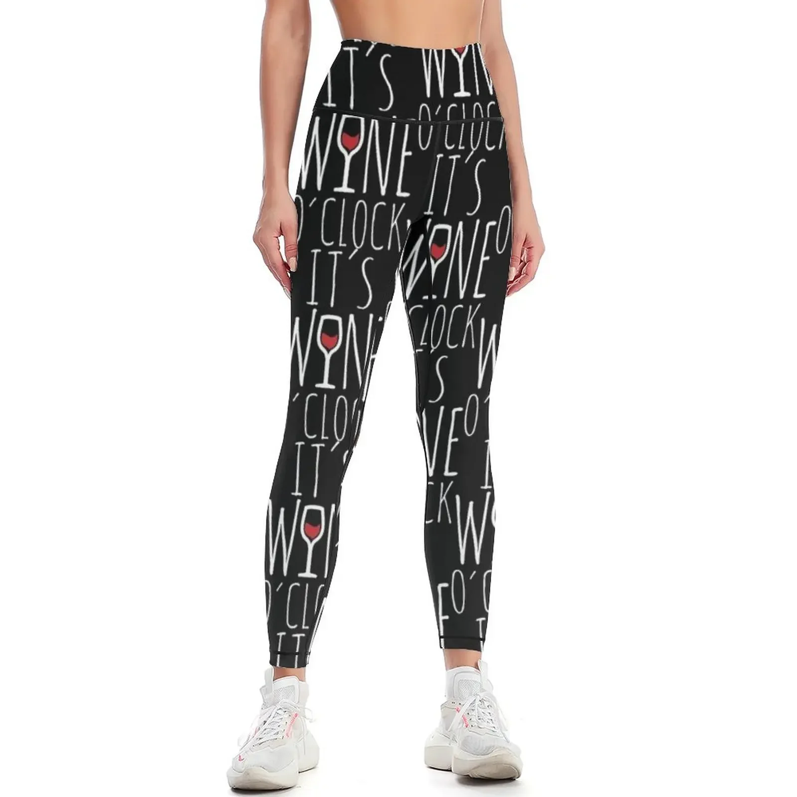 Its wine o clock Leggings active wear for physical Women sports for fitness Womens Leggings