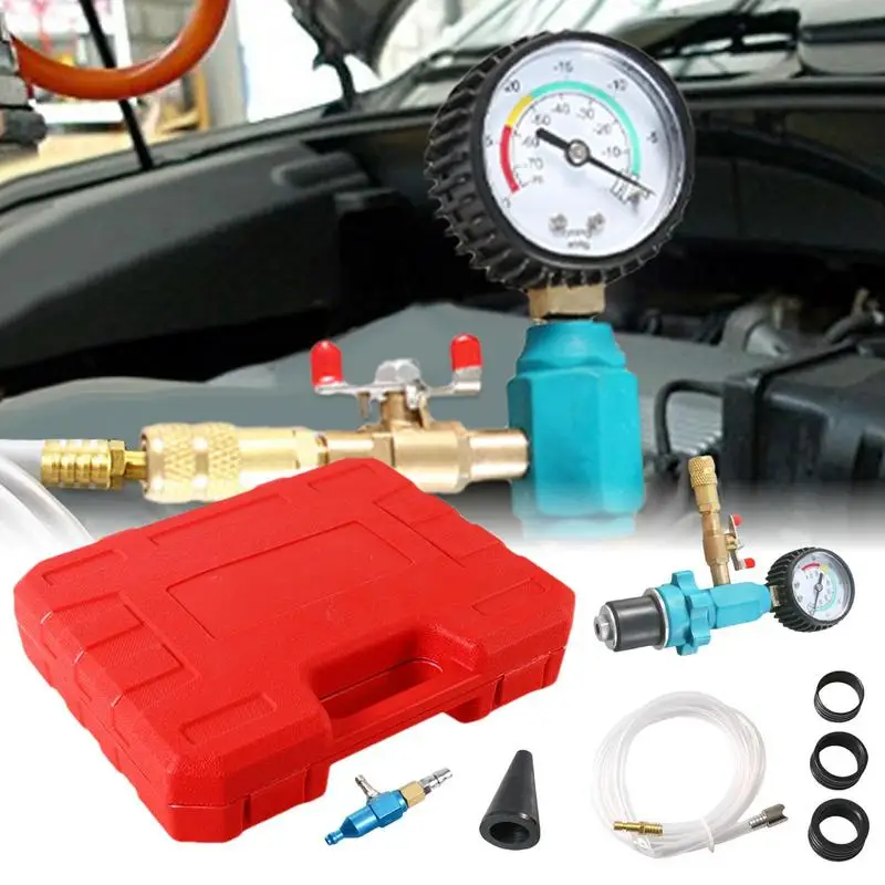 

Coolant Refill Kit Vacuum Coolant Refill Tool 7pcs Car Antifreeze Replacement Tool Filler For Truck Motorcycle