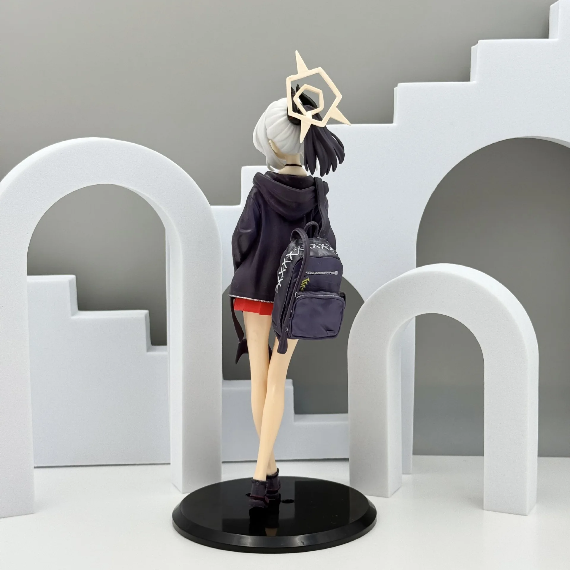 23 センチメートルブルーアーカイブ木鹿佳子立ちショルダーバッグアニメ手作りアクションフィギュアデスクトップケース装飾飾りギフト