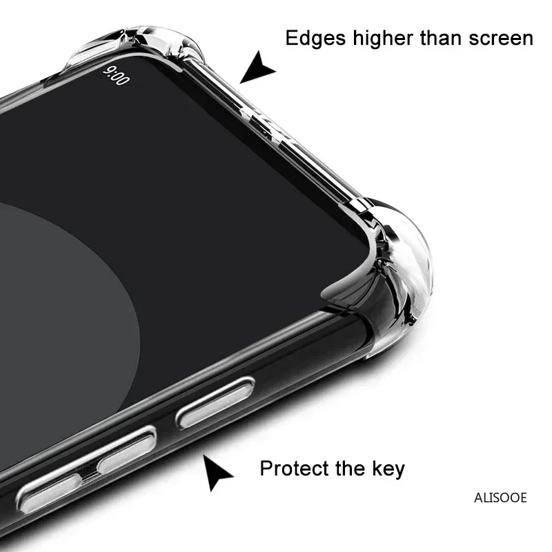Transparent Funda for Xiaomi 17 Ultra 15 15T Pro 14T 14 13 Case Ultra Thin Clear Soft Shockproof Cover for Xiaomi Redmi 14C Capa